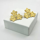 Brincos Aurora Floral em Aço Inoxidável