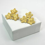 Brincos Aurora Floral em Aço Inoxidável