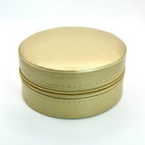 Guarda joias redondo dourado
