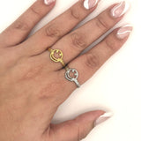 Anel Smile em Aço Inoxidável