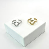 Anel Smile em Aço Inoxidável