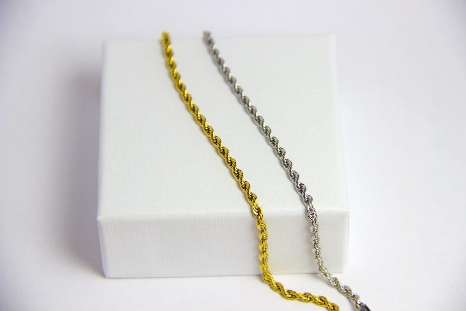 Pulseira Entrelaçada em Aço Inoxidável